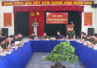 Tân Biên: Chốt quân số công dân nhập ngũ năm 2020
