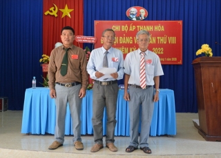 Chi bộ ấp Thạnh Hòa tổ chức Đại hội đảng viên nhiệm kỳ 2020-2022