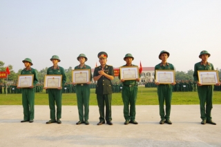 Lễ tiễn quân nhân hoàn thành nghĩa vụ quân sự tại ngũ  năm 2020