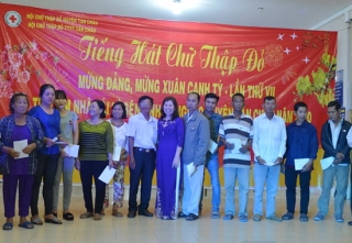 Tân Châu tổ chức chương trình Tiếng hát chữ thập đỏ mừng Đảng, mừng Xuân Canh Tý gây quỹ vì bệnh nhân nghèo