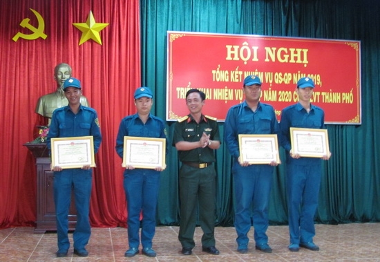 Hoàn thành tốt nhiệm vụ quân sự-quốc phòng  năm 2019