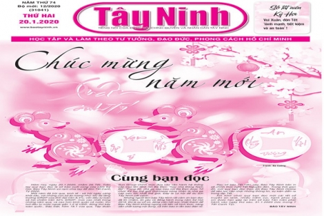 Điểm báo in Tây Ninh ngày 20.01.2020