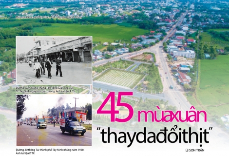 45 mùa xuân “thay da đổi thịt”