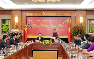 Chủ tịch Quốc hội Nguyễn Thị Kim Ngân làm việc tại Ban Kinh tế T.Ư