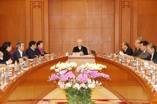 Tổng Bí thư, Chủ tịch nước chủ trì họp Tiểu ban Văn kiện Đại hội XIII của Đảng