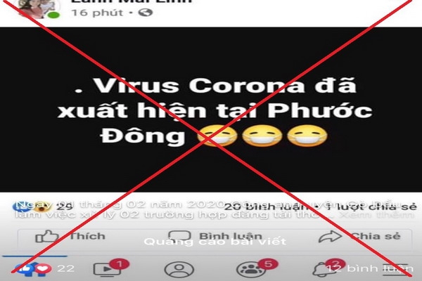 Cân nhắc, trách nhiệm khi đăng, chia sẻ thông tin về dịch virus Corona