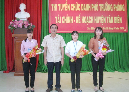 Tân Biên thi tuyển chức danh Phó Trưởng Phòng Tài chính- Kế hoạch huyện