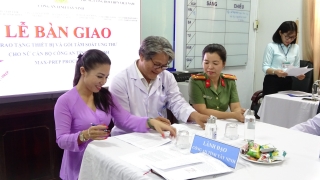 BVĐK Tây Ninh tiếp nhận máy tầm soát ung thư cổ tử cung