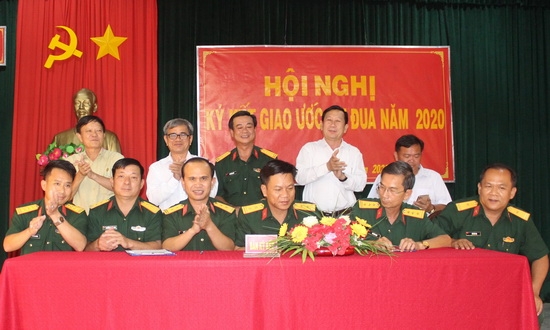 Ký kết giao ước thi đua năm 2020