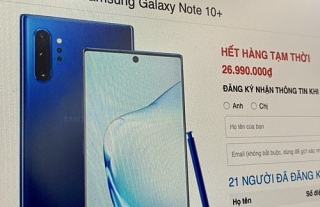 Galaxy Note 10, 10+ tăng giá