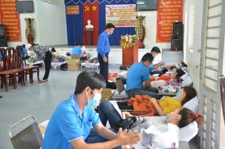 Tân Châu: Tiếp nhận gần 300 đơn vị máu hiến