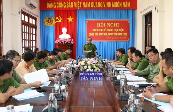 Công an Tây Ninh triển khai kế hoạch thực hiện công tác truy nã, truy tìm năm 2020