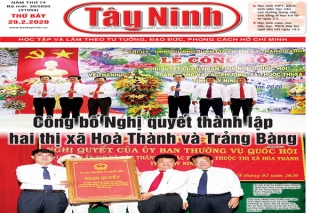 Điểm báo in Tây Ninh ngày 29.02.2020