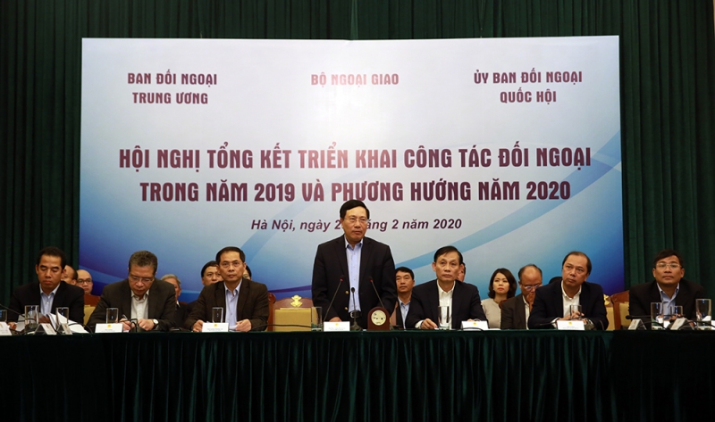 Tăng cường phối hợp thực hiện những nhiệm vụ đối ngoại năm 2020