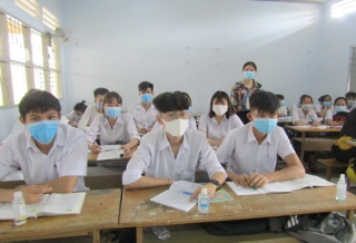 Tây Ninh: Hơn 97% học sinh THPT đi học trở lại