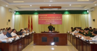 Hội thảo khoa học về lịch sử ngành Hậu cần - kỹ thuật LLVT tỉnh Tây Ninh giai đoạn 1945 - 2015