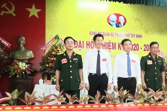 Đại hội Đảng bộ quân sự TP.Tây Ninh nhiệm kỳ 2020-2025