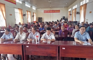 Hội nông dân Thành phố Tây Ninh tuyên truyền an toàn giao thông cho hội viên