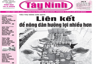 Điểm báo in Tây Ninh ngày 16.3.2020