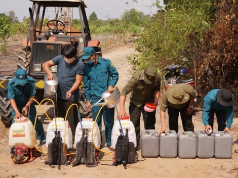 Căng thẳng phòng chống cháy rừng