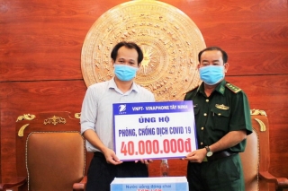 VNPT Tây Ninh chung tay đẩy lùi dịch bệnh Covid-19