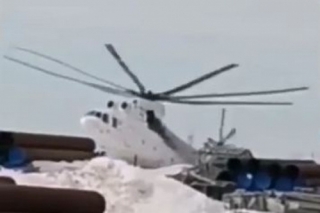 Trực thăng siêu lớn Mi-26 rơi tại bán đảo Yamal