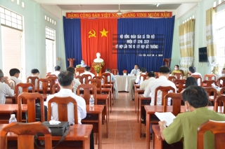 HĐND xã Tân Hội họp bất thường bầu các chức danh chủ chốt