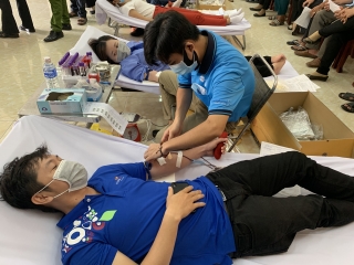 Châu Thành: Tiếp nhận 240 đơn vị máu hiến