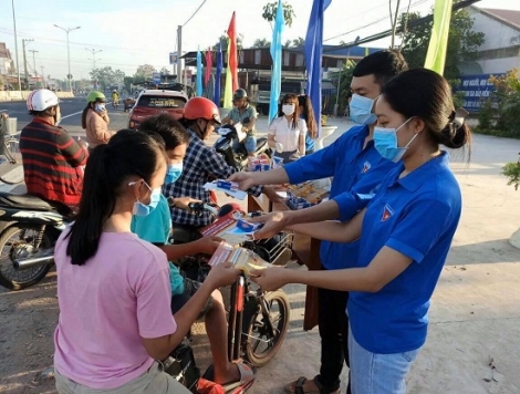 Đoàn thanh niên huyện Gò Dầu chung tay phòng, chống dịch bệnh Covid-19