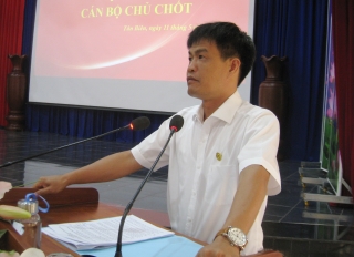 Tân Biên: Hội nghị cán bộ chủ chốt về công tác cán bộ nhiệm kỳ 2020-2025