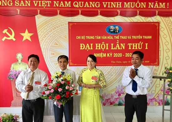 Chi bộ Trung tâm Văn hóa, Thể thao và Truyền thanh Tân Châu Đại hội lần thứ I, nhiệm kỳ 2020 – 2025