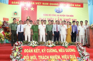 Đảng bộ Công an huyện Tân Biên tổ chức thành công đại hội lần thứ VII , nhiệm kỳ 2020-2025