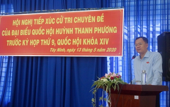 ĐBQH tiếp xúc cử tri chuyên đề lĩnh vực bảo vệ môi trường