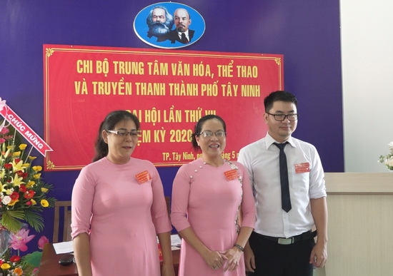 Chi bộ Trung tâm Văn hoá, Thể thao và Truyền thanh Thành phố Đại hội lần thứ VII, nhiệm kỳ 2020 - 2025