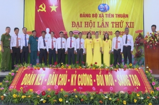Đảng bộ xã Tiên Thuận huyện Bến Cầu tổ chức đại hội nhiệm kỳ 2020-2025