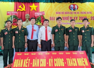 Đảng bộ Quân sự thị xã Trảng Bàng tổ chức Đại hội nhiệm kỳ 2020 – 2025