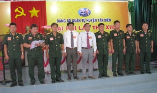 Đảng bộ Quân sự huyện Tân Biên đại hội nhiệm kỳ 2020-2025