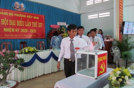 Đảng bộ phường Hiệp Ninh, TP.Tây Ninh Đại hội đại biểu lần thứ XIV nhiệm kỳ 2020-2025