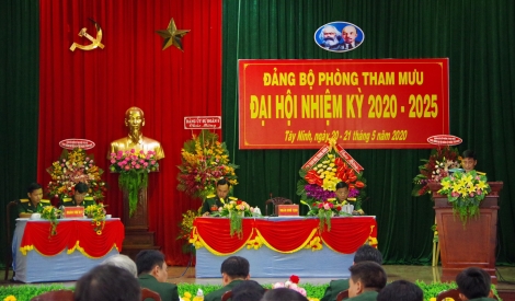 Đảng bộ Phòng Tham mưu, Sư đoàn 5 tổ chức Đại hội Đại biểu nhiệm kỳ 2020 - 2025