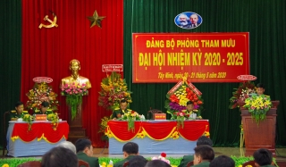 Đảng bộ Phòng Tham mưu, Sư đoàn 5 tổ chức Đại hội Đại biểu nhiệm kỳ 2020 - 2025