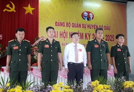 Đại hội Đảng bộ Quân sự huyện Gò Dầu nhiệm kỳ 2020-2025