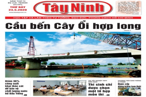 Điểm báo in Tây Ninh ngày 23.5.2020