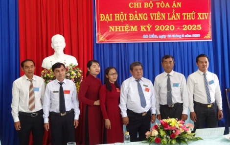 Chi bộ Tòa án nhân dân huyện Gò Dầu đại hội lần thứ XIV, nhiệm kỳ 2020- 2025