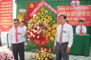 Đảng bộ xã Phước Đông đại hội  lần thứ XII, nhiệm kỳ 2020-2025