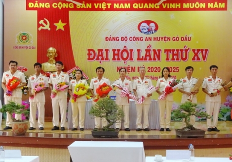 Đại hội Đảng bộ CA Gò Dầu lần thứ XV, nhiệm kỳ 2020-2025