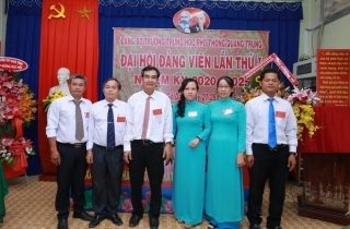 Đảng bộ Trường THPT Quang Trung Đại hội lần thứ I, nhiệm kỳ 2020- 2025.