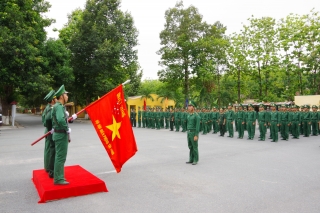 Biên phòng Tây Ninh tổ chức Lễ tuyên thệ cho chiến sĩ mới