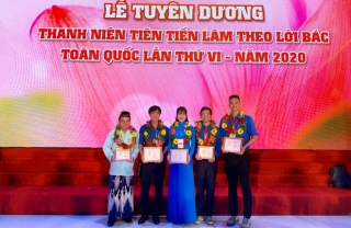 Tây Ninh có 5 đại biểu thanh niên tham dự Đại hội Thanh niên tiên tiến làm theo lời Bác lần thứ VI, năm 2020
