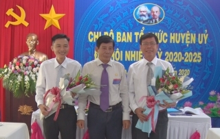 Chi bộ Ban Tổ chức Huyện ủy Tân Biên đại hội nhiệm kỳ 2020-2025