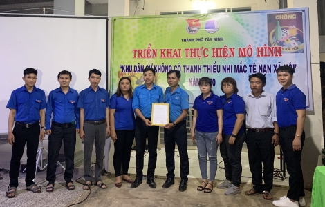 TP.Tây Ninh: Nâng cao hoạt động mô hình “Khu dân cư không có thanh thiếu nhi mắc tệ nạn xã hội”